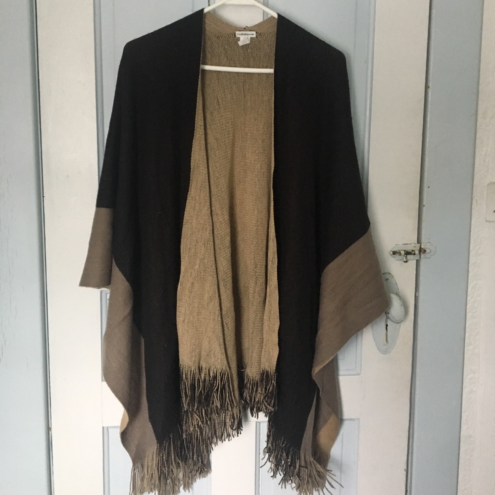 Croft & Barrow Shaw/poncho